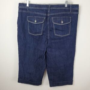 Just my size Capris. Indigo Dark Wash. Size 20W